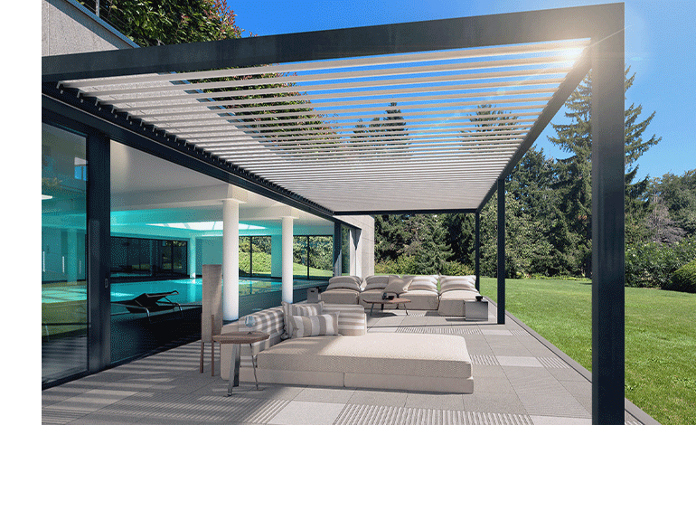 Aluminium Pergola Maßgeschneidert martinwintergarten.de